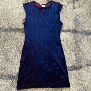 Vintage Color-Changing Velour Dress 💫